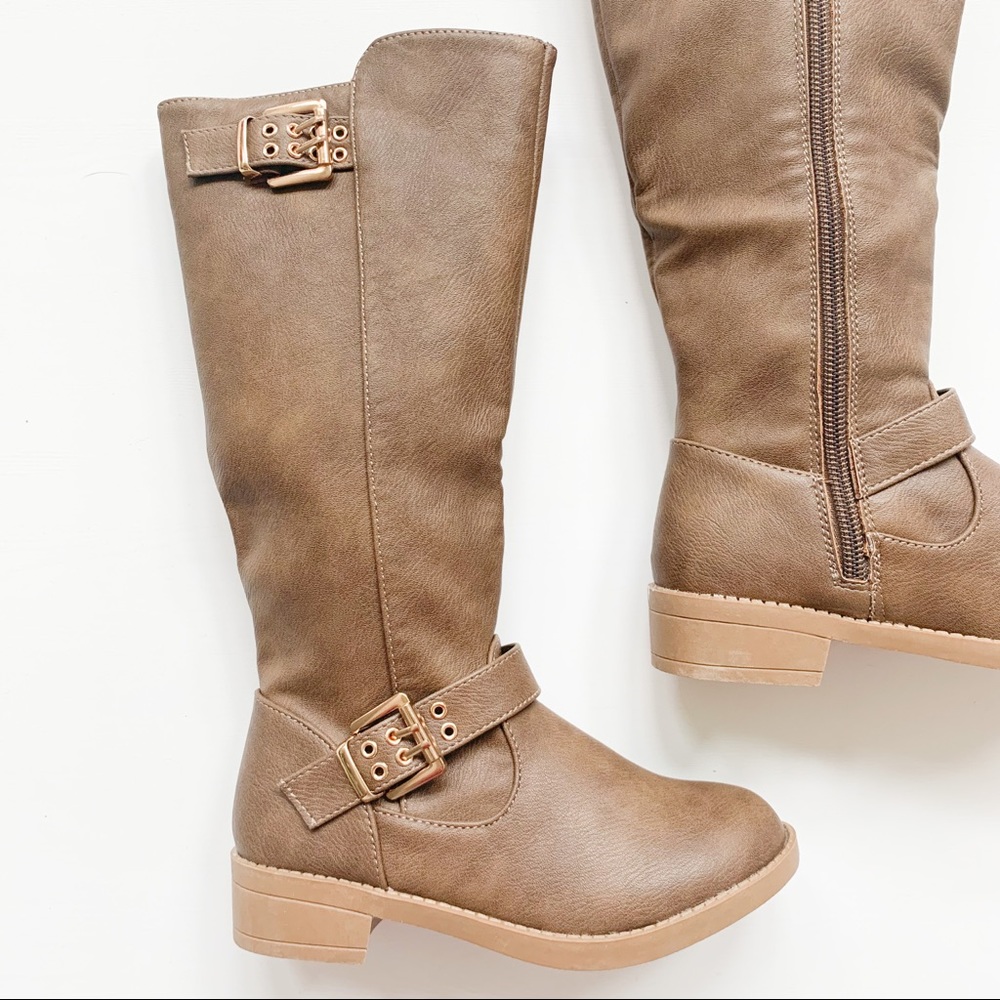 Steven Ella Khaki Girl Boots C8623 - Picture 3 of 6